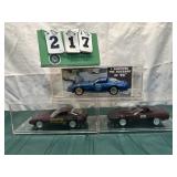 (3) Assorted PROMO Corvette Cars In Cases Lot 22