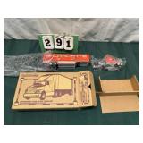 White GMC Cab w/ Trailer NIB