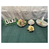 Assorted Ceramic Flowers