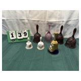 Various Bells-Glass and Porcelin