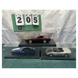 (3) Assorted PROMO Corvette Cars In Cases Lot 10