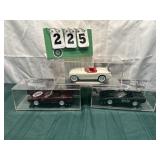 (3) Assorted PROMO Corvette Cars In Cases Lot 30