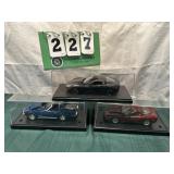(3) Assorted PROMO Corvette Cars In Cases Lot 32