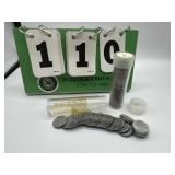 War Time Steel Pennies 2 Tubes