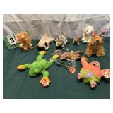 (10) Vintage Beanie Babies With Tags Lot 1