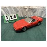 Jim Beam Corvette Decanter RED