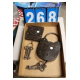 Decor Light Tin Wall Locks