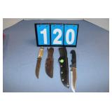 2 Fixed Blade Knives