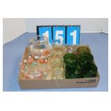 70S Glassware Lot