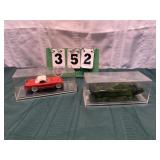 Small Diecast Car  Metal And Glass