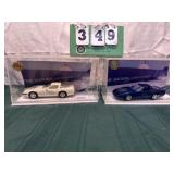 (2) Assorted Promo Corvette Cars In Cases Lot 10