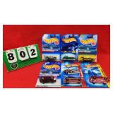 (6) Hot Wheels 1:64 Diecast Metal Cars NIP
