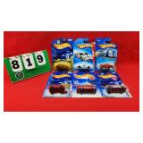 (6) Hot Wheels 1:64 Diecast Metal Cars NIP