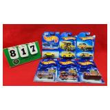 (6) Hot Wheels 1:64 Diecast Metal Cars NIP