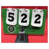 Vintage Turquoise & Silver Band Ring Size 6.5