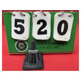 Vintage Turquoise & Silver Band Ring Size 10