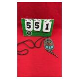 Vintage Navajo Sterling Silver Bolo Tie