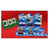 (6) Hot Wheels 1:64 Diecast Metal Cars NIP
