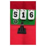 Vintage Turquoise & Silver Band Ring Size 6.25