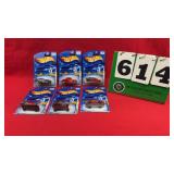 (6) Hot Wheels 1:64 Diecast Metal Cars NIP