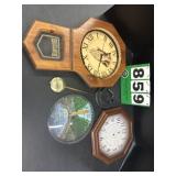 Household Clock Parts Lot