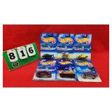 (6) Hot Wheels 1:64 Diecast Metal Cars NIP