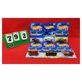 (6) Hot Wheels 1:64 Diecast Metal Cars NIP