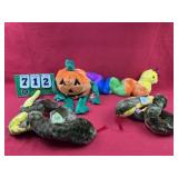 (3) XL Beanie Babies