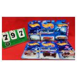 (6) Hot Wheels 1:64 Diecast Metal Cars NIP