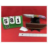 Hand Forged Damascus Bushcraft Knife