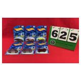 (6) Hot Wheels 1:64 Diecast Metal Cars NIP