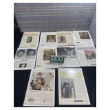 (10) Retail Vintage Advertisements Medical or TV