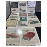 (10) Retail Vintage Advertisements OLDSMOBILE