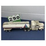 Semi Truck With Fuel Trailer Nylint