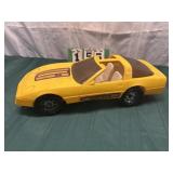 Large Corvette Yellow Car