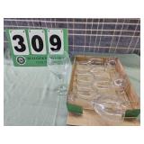 Large Glass Goblets In Assorted