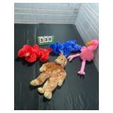 (4) XL Beanie Babies  With Tags