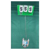 Vintage Native American Mexican Silver Pendant