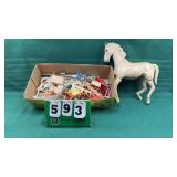 Large Plastic Horse And More