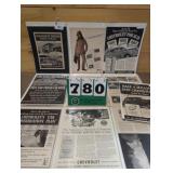 (10) Retail Vintage Advertisements Chevrolet