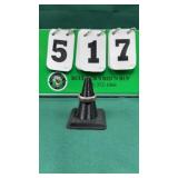 Vintage Turquoise & Silver Band Ring Size 9.75