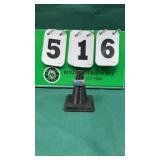 Vintage Turquoise & Silver Band Ring Size 7