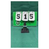 Vintage Turquoise & Silver Band Ring Size 10