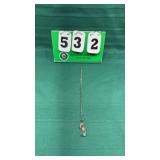 Vintage Turquoise & Silver Pendant