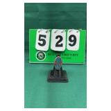 Vintage Turquoise & Silver Band Ring Size 7.75