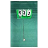 Vintage Turquoise & Silver Pendant