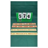 (4) Vintage Retail Plaques