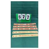 (4) Vintage Retail Plaques