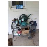 Garden Cart With Outdoor Supplies