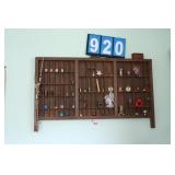 Knick Knack Wall Hanger With Trinkets